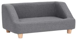 Dog Sofa Grey 95x63x39 cm Linen