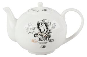 V&A Alice in Wonderland 6 Cup Teapot White