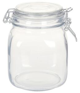 Glass Jars with Lock 6 pcs 1 L