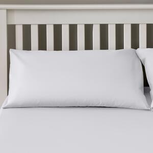 The Willow Manor Easy Care Percale Housewife Pillowcase Pair - Stone