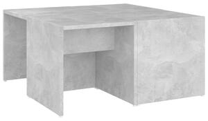 Coffee Tables 4 pcs Concrete Grey 33x33x33 cm Engineered Wood