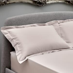 The Willow Manor Egyptian Cotton Sateen 300 Thread Count Oxford Pillowcase Pair - Champagne