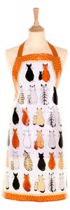 Ulster Weavers Cats in Waiting PVC Apron White, Orange and Black