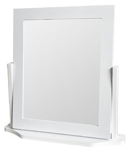 Square Dressing Table Mirror - White