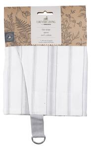 Country Living Apron Flat Stripe - Country Grey