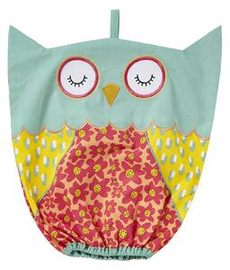 Ulster Weavers Owl Bag Saver Green, Yellow and Red