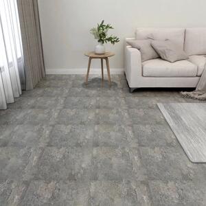 Self-adhesive Flooring Planks 20 pcs PVC 1.86 m² Grey