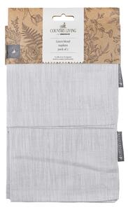Country Living Linen Blend Napkins - 2 Pack - Grey