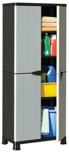 Plastic Cabinet 68x39x171.5 cm Rattan Design