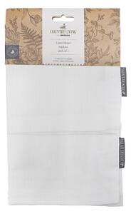 Country Living Linen Blend Napkins - 2 Pack - White