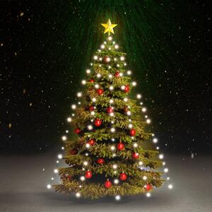 Christmas Tree Net Lights with 150 LEDs Cold White 150 cm