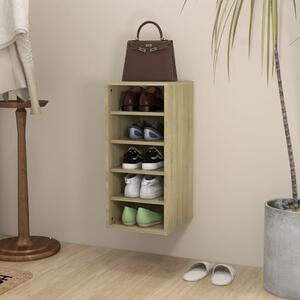 Shoe Cabinet Sonoma Oak 31.5x35x70 cm Chipboard