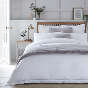 Dorma Purity Faux Fur Grey Bedspread Grey