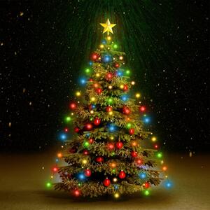 Christmas Tree Net Lights with 180 LEDs Colourful 180 cm
