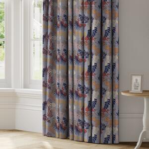 Tropical Made to Measure Curtains Red/Blue/Yellow