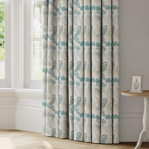 Tropical Made to Measure Curtains Green/White