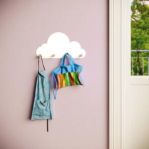 Kids Cloud Shelf with Hooks