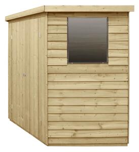 7x7ft Forest Overlap Pressure Treated Corner Shed