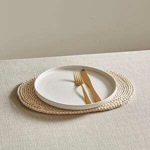 Corn Husk Oval Placemat Brown