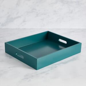 Painted Wooden Tray Green