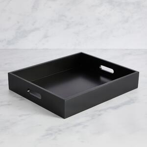 Painted Wooden Tray Black