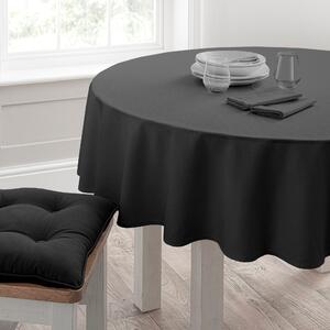 Isabelle Round Tablecloth Black