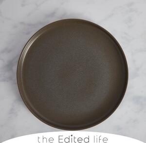 Urban Round Charcoal Serving Platter Charcoal