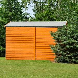 Shire 10x8 Overlap Garden Shed No Windows - Including Installation