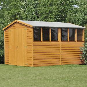 Shire 10x6ft Overlap Garden Shed - Including Installation
