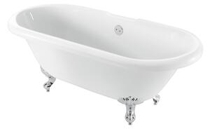 Bathstore Evesham Roll Top Bath with Silver Feet