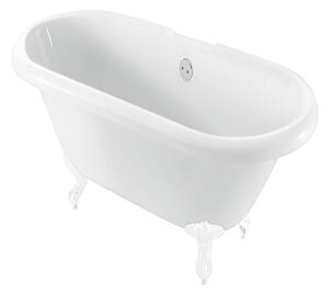 Bathstore Evesham Roll Top Bath with White Feet