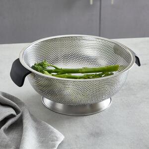 Professional Soft Touch Colander Silver