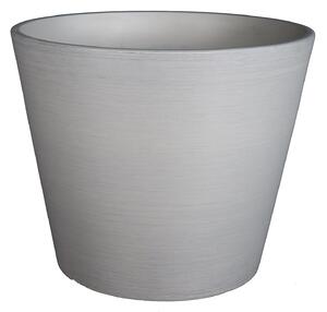 Light Grey Brush Planter - 30cm