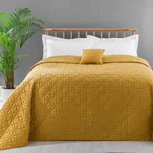 Lars Quilted Yellow Bedspread Yellow