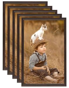 Photo Frames Collage 5pcs for Wall or Table Black 42x59.4cm MDF