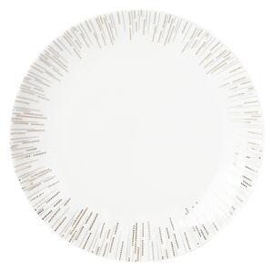 Glamour Dinner Plate White