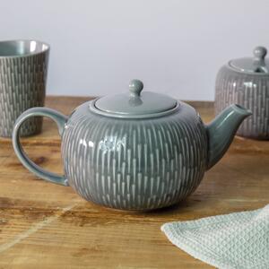 Zen Grey Teapot Green