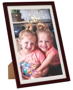 Photo Frames Collage 5 pcs for Wall or Table Dark Red 42x59.4 cm