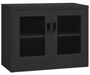 Office Cabinet Anthracite 90x40x70 cm Steel