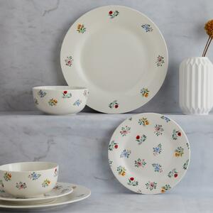 Ditsy Floral 12 Piece Dinner Set White/Blue/Red
