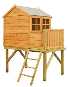Shire 6 x 4ft Bunny and Platform Kids Wooden Playhouse