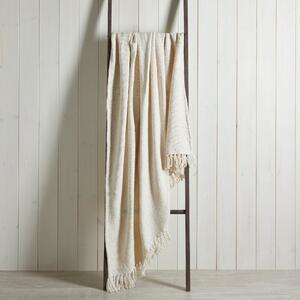 Aris Cotton Weave 130cm x 180cm Throw Brown