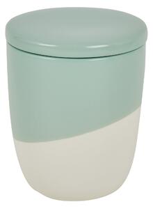 Green Pastels Dipped Canister Green