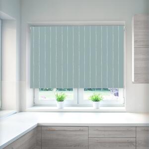 Tracery Drizzle Blackout Roller Blind Blue and White