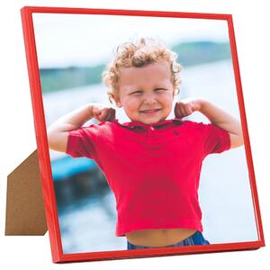 Photo Frames Collage 3 pcs for Wall or Table Red 20x20 cm MDF