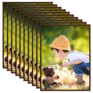 Photo Frames Collage 10pcs for Wall or Table Bronze 20x25cm MDF