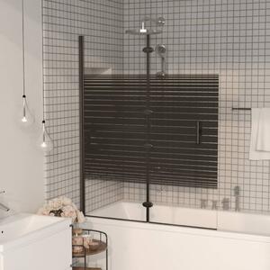 Folding Shower Enclosure ESG 100x140 cm Black