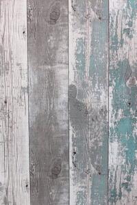 Noordwand Topchic Wallpaper Wooden Planks Dark Grey and Blue