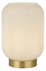 Pearl Frosted Table Lamp - White