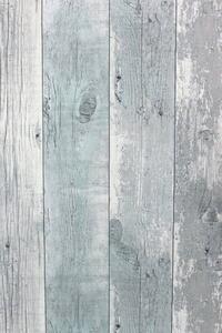 Topchic Wallpaper Wooden Planks Grey and Blue